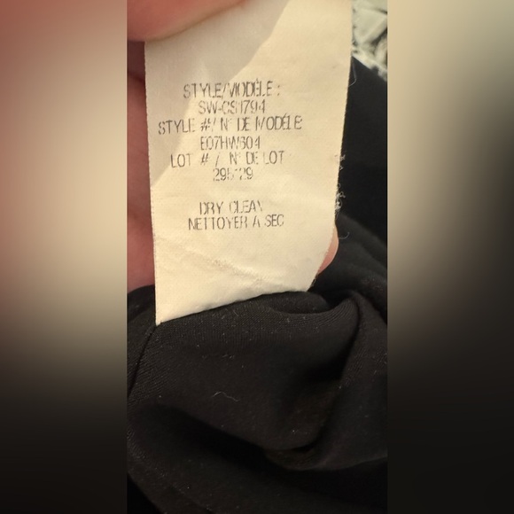 Helmut Lang Abstract Print Dress Mock Neck Cocktail Evening Size Small - Picture 9 of 11